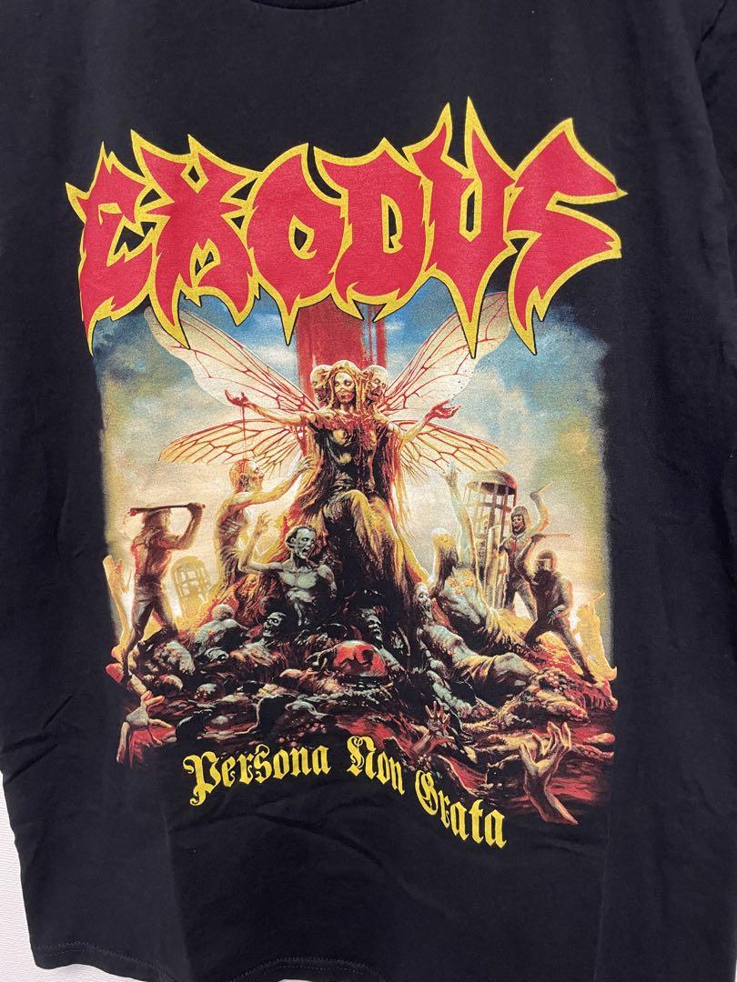 EXODUS ロングTシャツ　1993年来日時 日本限定】EXODUS ライブTシャツ XL - メルカリ