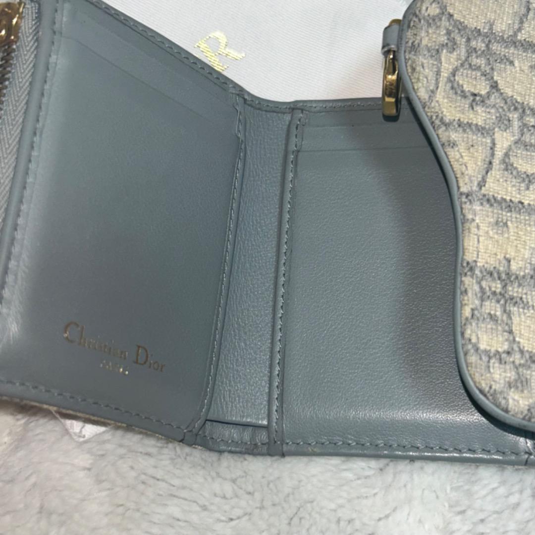Dior ウィメンズ 「サドル」 ロータスウォレットオブリーク ジャカード