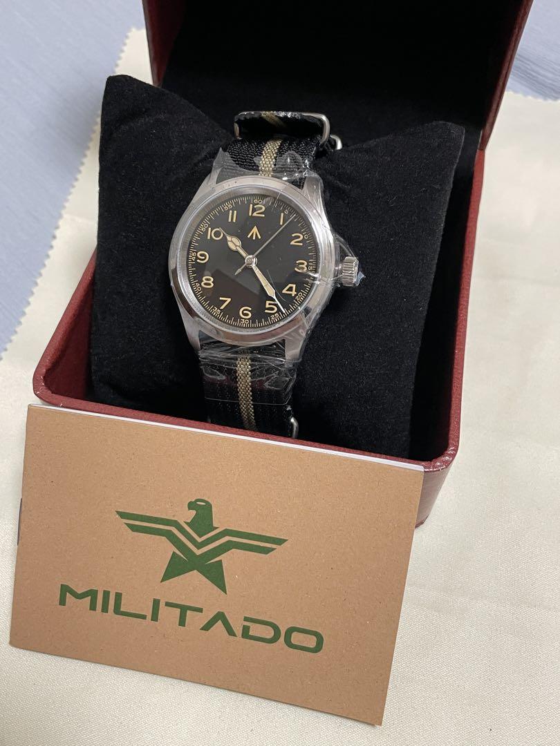新作！新品】militado ml08クォーツ　サファイヤ　vh31 38mm