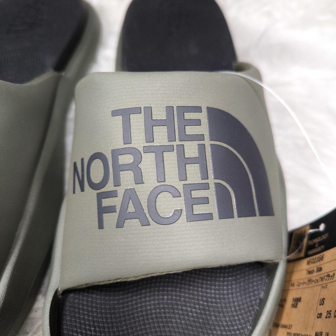 新品タグ付き【THE NORTH FACE】トリアーチスライドサンダル 25 緑
