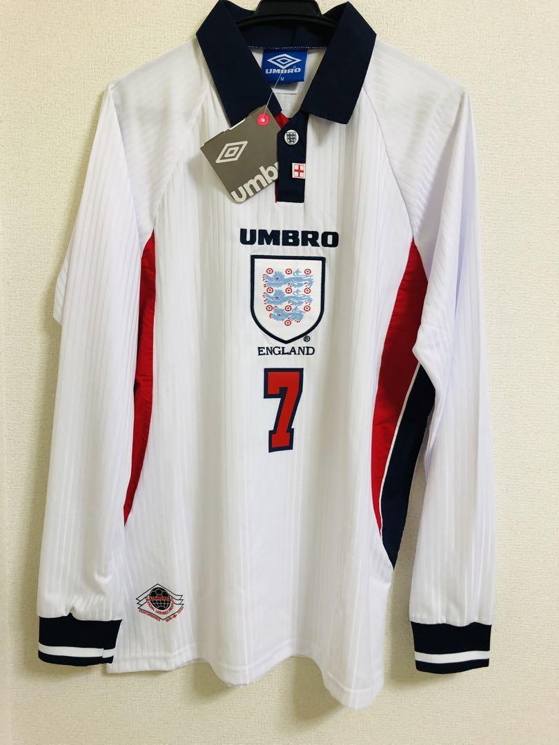 レア/美品/イングランド代表/ユニフォーム/Mサイズ/ベッカム/ケイン/Mサイズ 新品 サッカー イングランド代表 ベッカム ユニフォーム Mサイズ