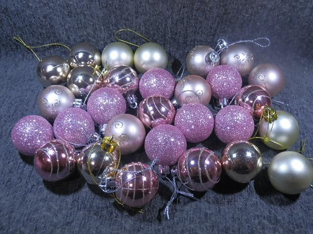 クリスマスオーナメントボール38mm29個