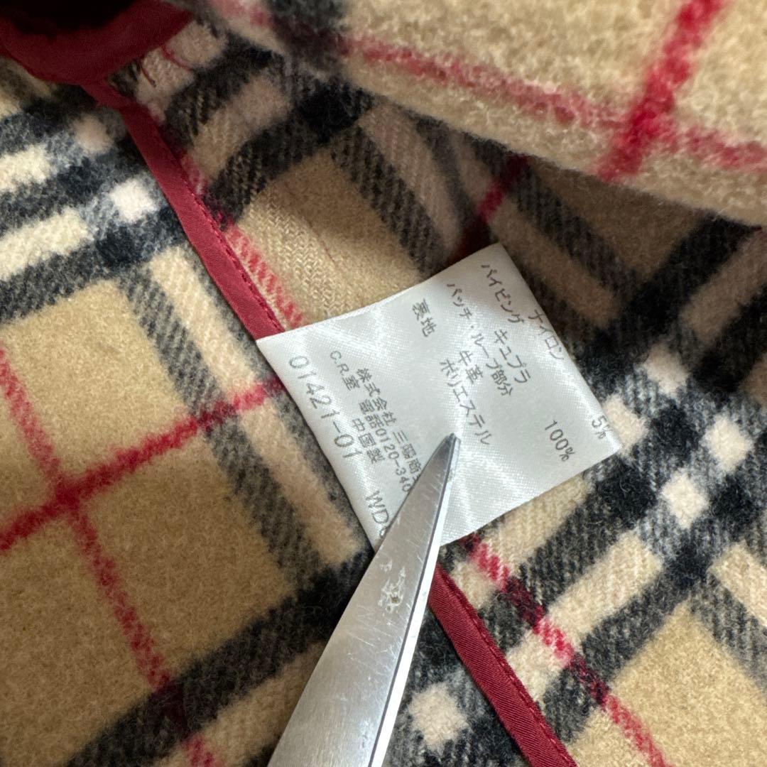 Burberry LONDON キッズ 120A ノバチェック ダッフルコート Burberry LONDON キッズ 120A ノバチェック ダッフルコート