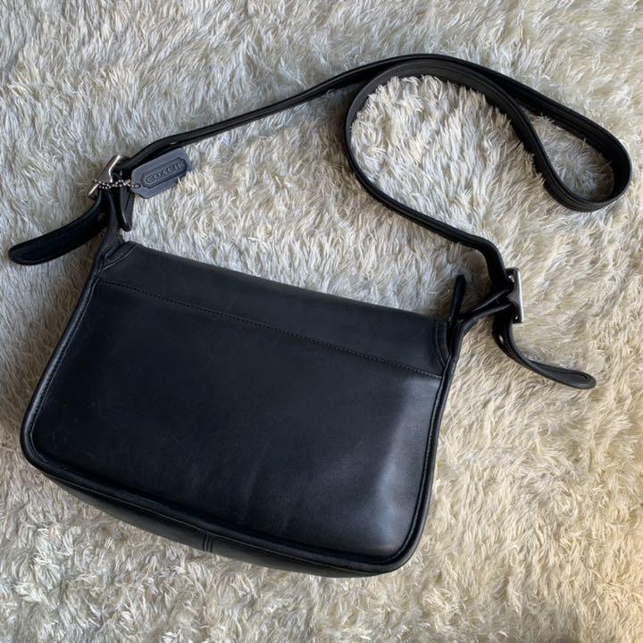 100%新品正規品 オールドコーチ ショルダーバッグ グラブタンレザー 黒 コスタリカ製 9951 Enz3x-m65628454151 国産低価