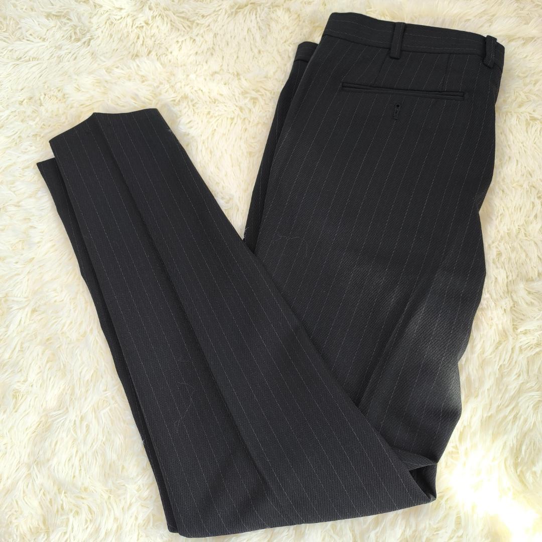 【美品】メンズティノラス　スーツ　スリーピース　3点セット　XL　ストライプ