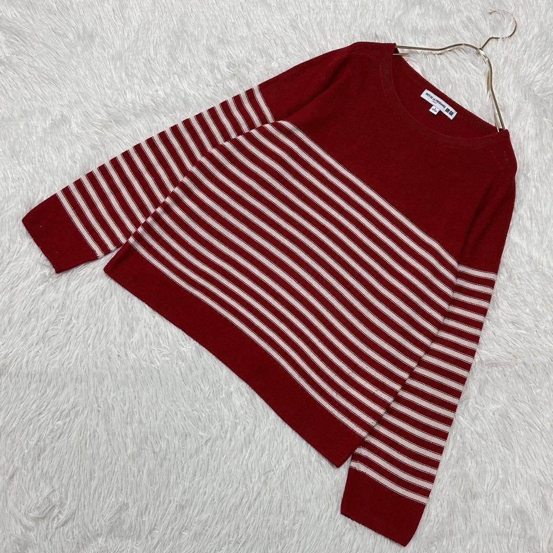 UNIQLO INES DE LA FRESSANGE ニット 赤×白 L