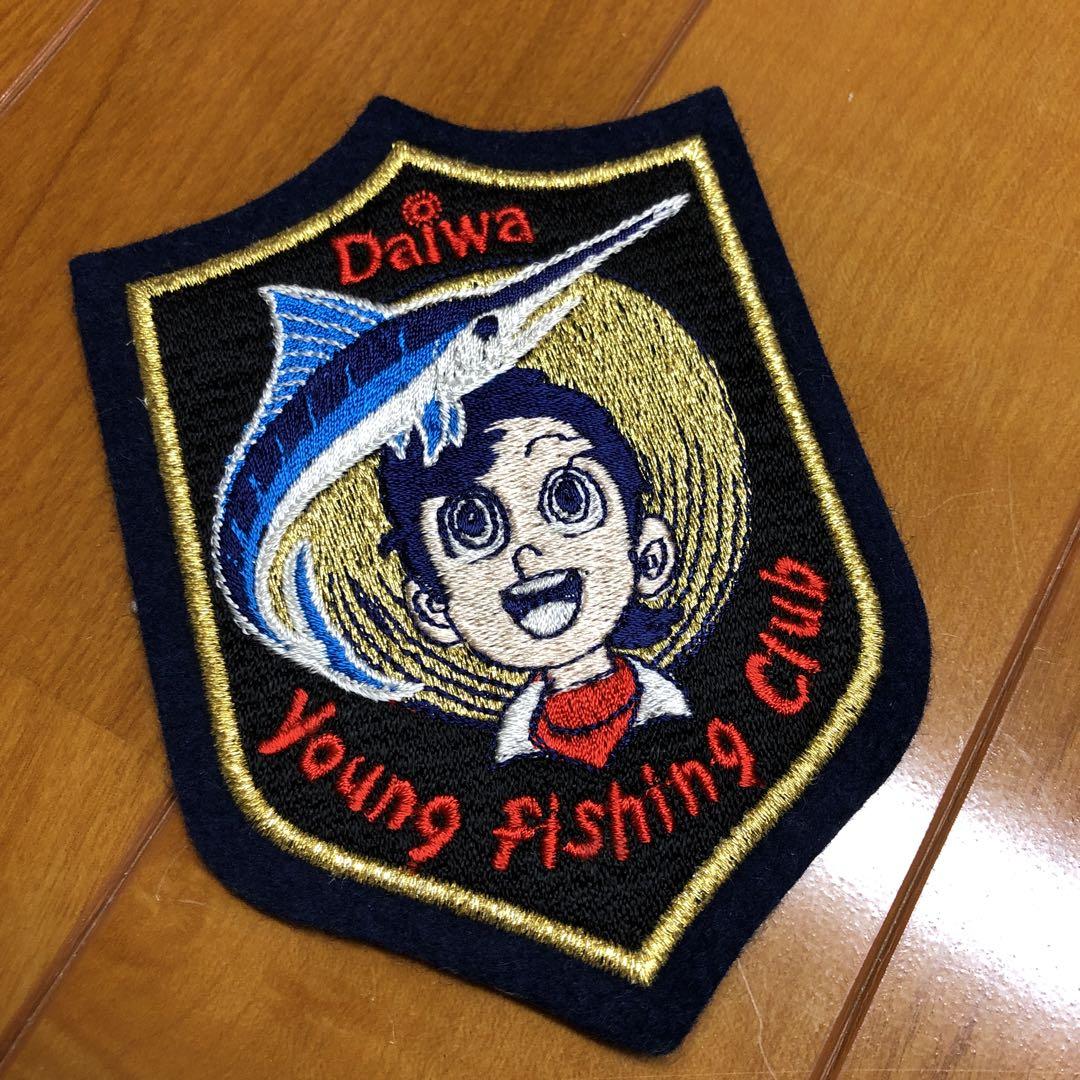 希少　釣りキチ三平）Daiwa Young Fishing Club ワッペン