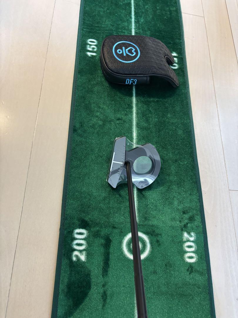 Ｌ.A.B.GOLF DF3 パター ヘッドカバー付き　ビニール付き