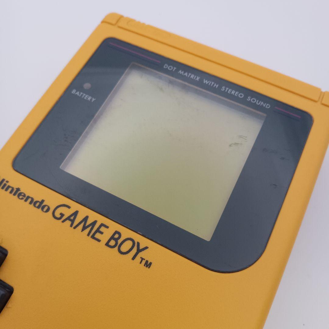 【動作品】初代 ゲームボーイ 本体　任天堂 GB イエロー黄色 動作品】初代 ゲームボーイ 本体 任天堂 GB イエロー黄色 - メルカリ
