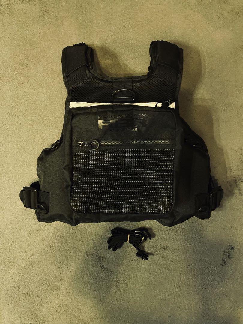 RBBロックショアショートベスト　BLK/BLK