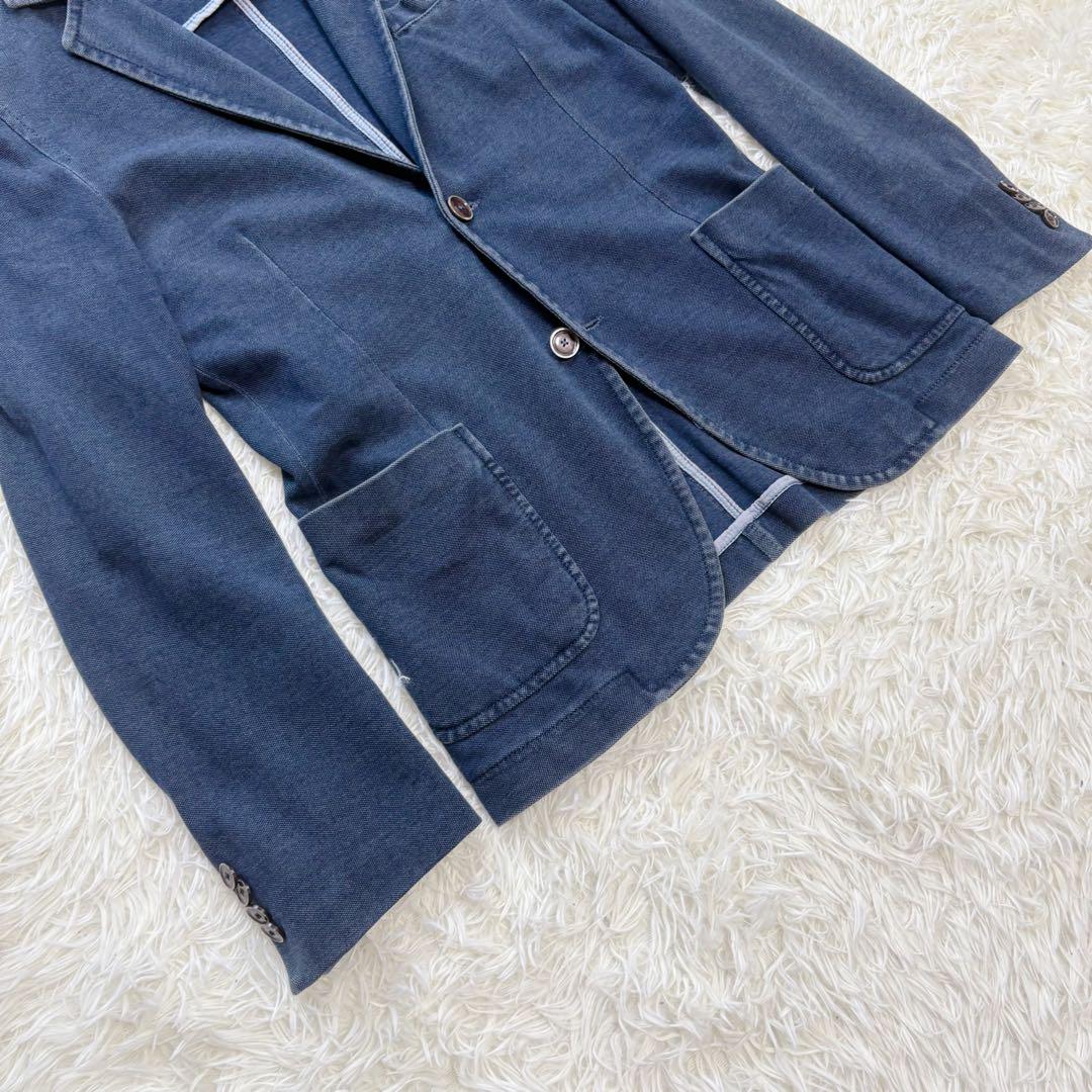 【美品】CIRCOLO アンコンジャケット ストレッチ デニム ウォッシャブル