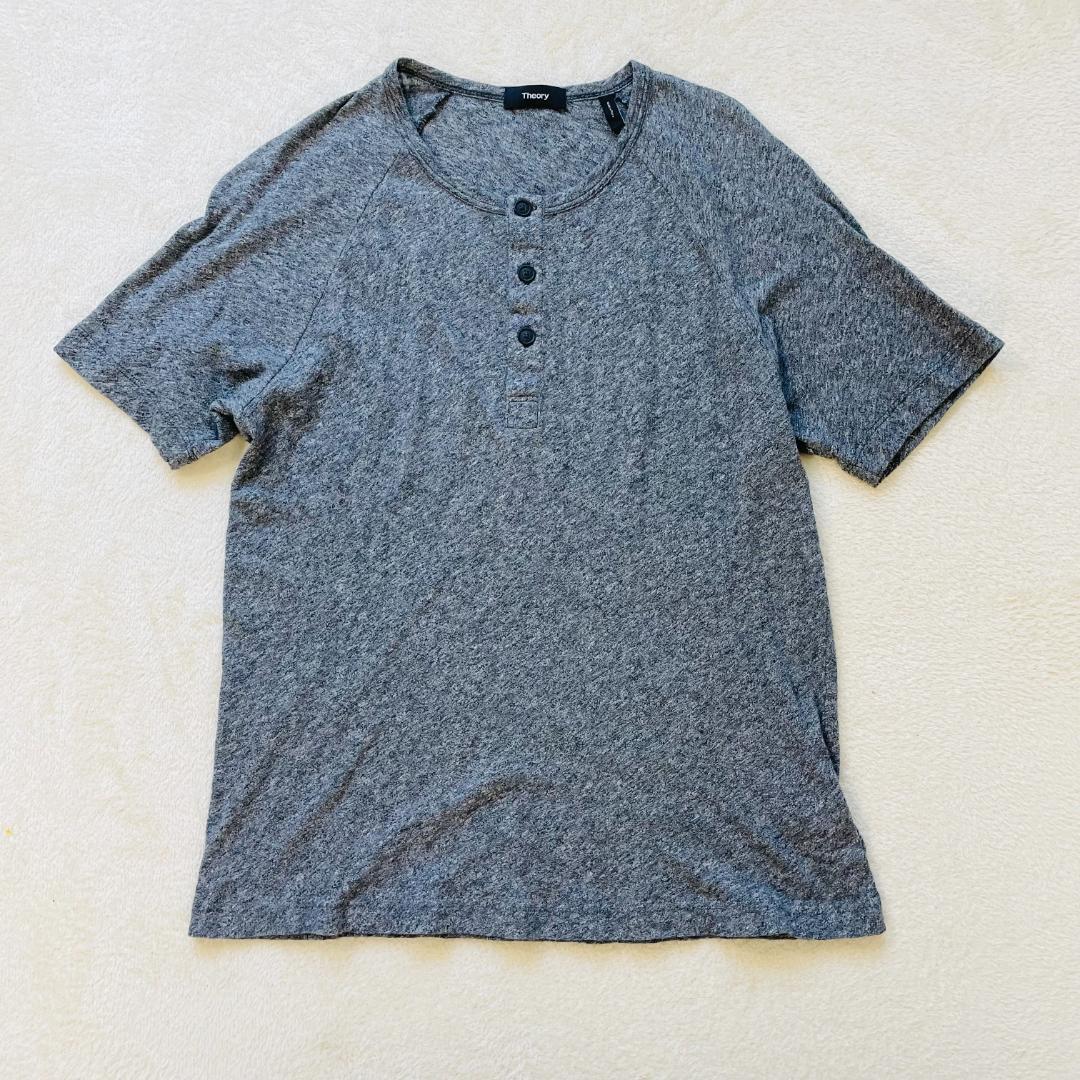 Theory セオリー レディース 23SS 半袖ニット XS グレー コットン