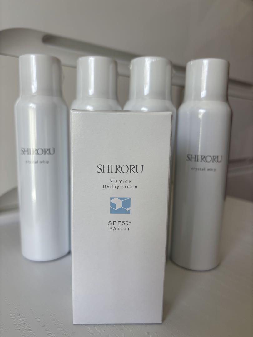 SHIRORU クリスタルホイップ 4本 + UVデイクリーム