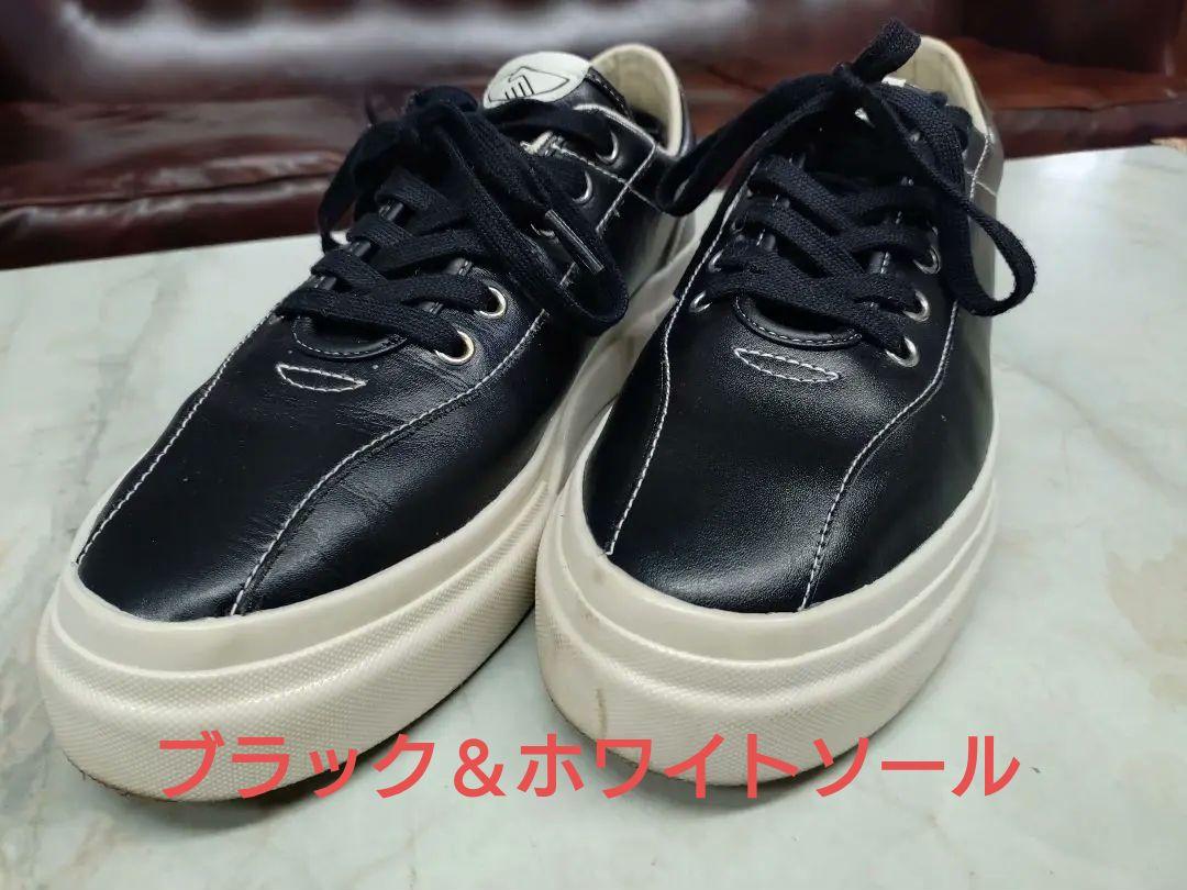 値下げ、Stepney Workers Club　ホワイトソールスニーカー27㌢
