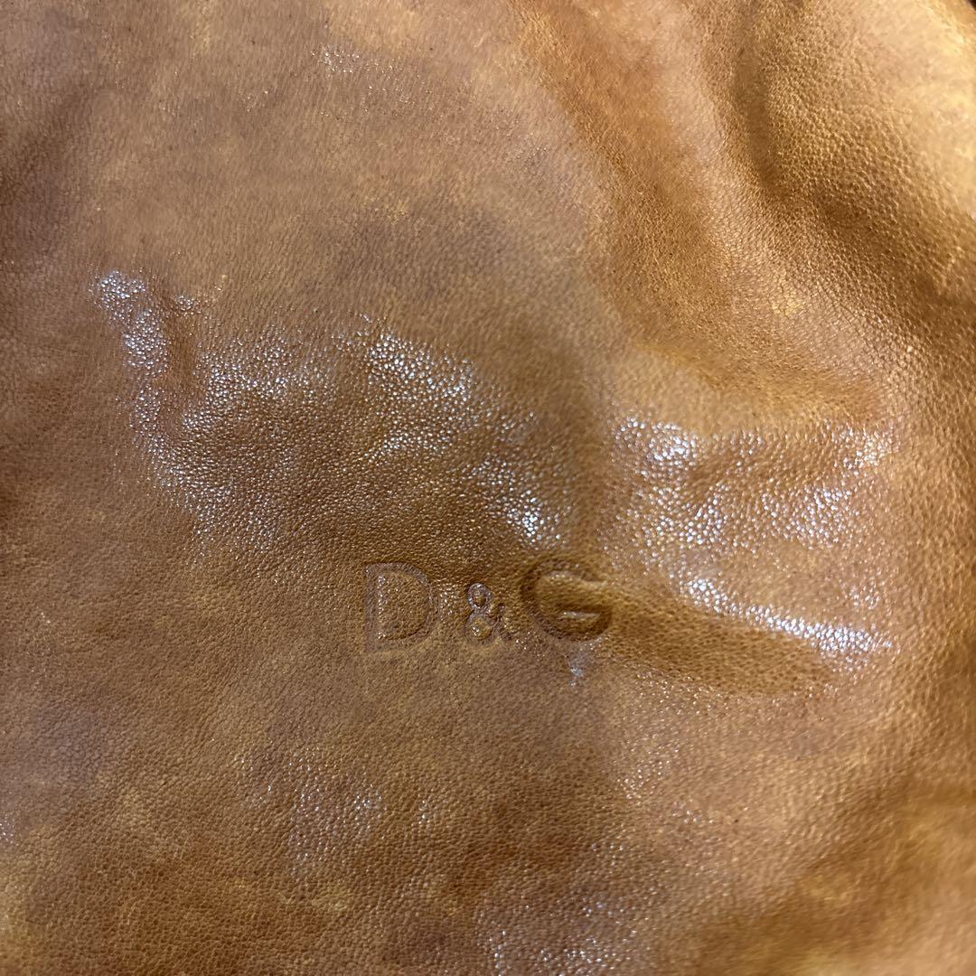 D&G ブラウンレザー バッグ