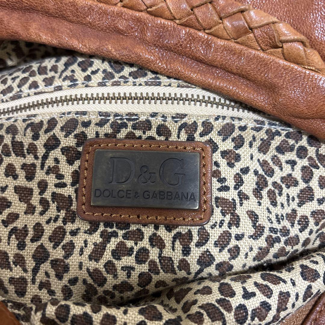 D&G ブラウンレザー バッグ