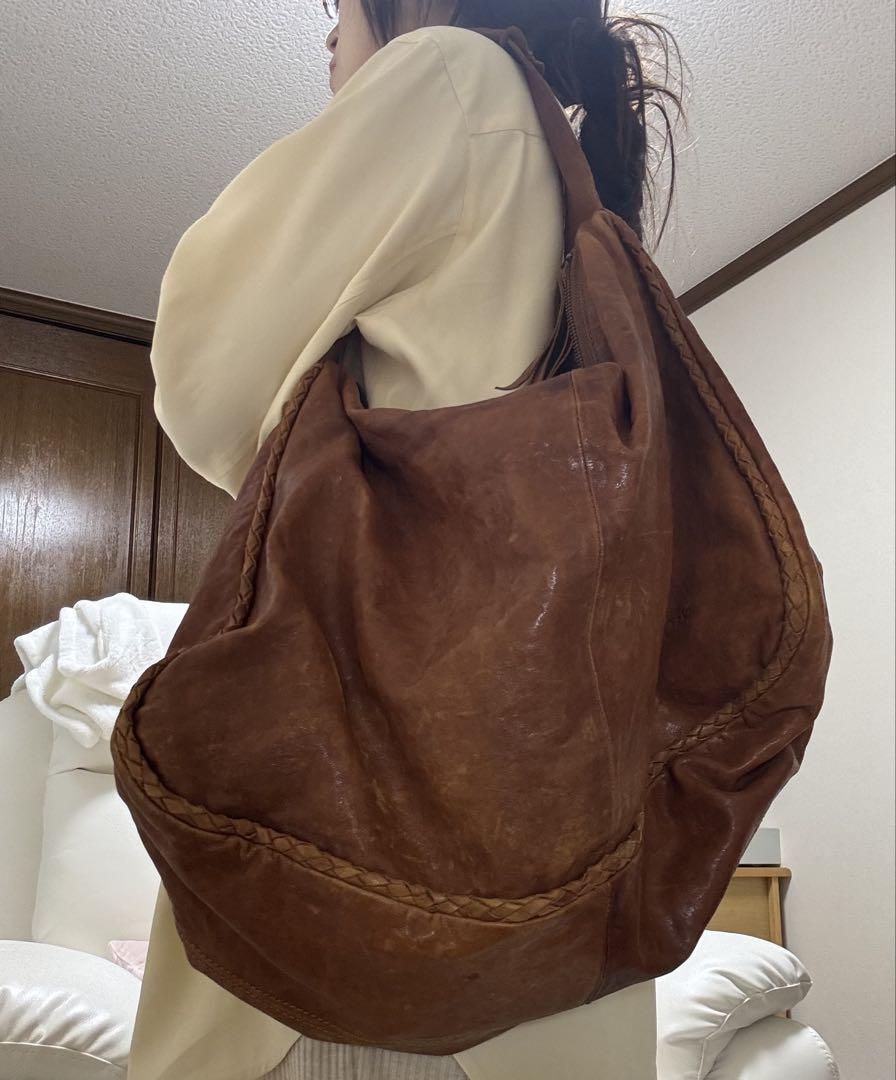 D&G ブラウンレザー バッグ