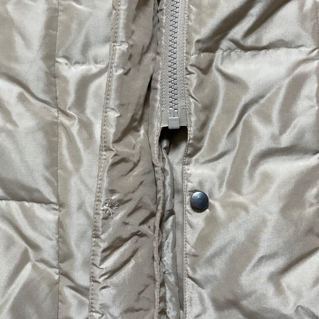 バルマン ダウンコート ベージュ 裏地総柄 シルク100% フォックス Lサイズ バルマン ダウンコート ベージュ 裏地総柄 シルク100% フォックス Lサイズ