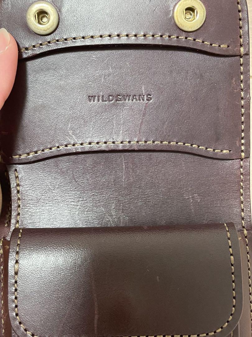 WILDSWANS 別注CASA クロコ ブラック×パープルブッテーロ