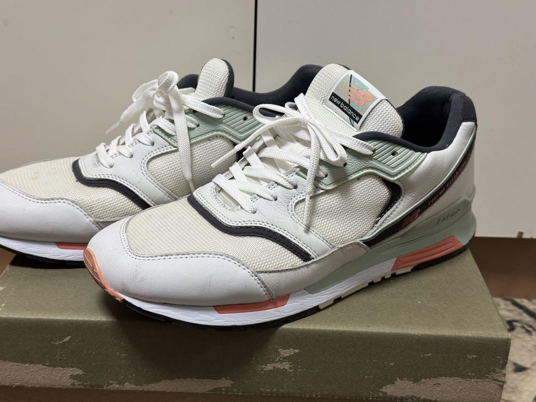 30㎝ 珍しいデザインNew Balance 530 ホワイト/グレー/ピンク