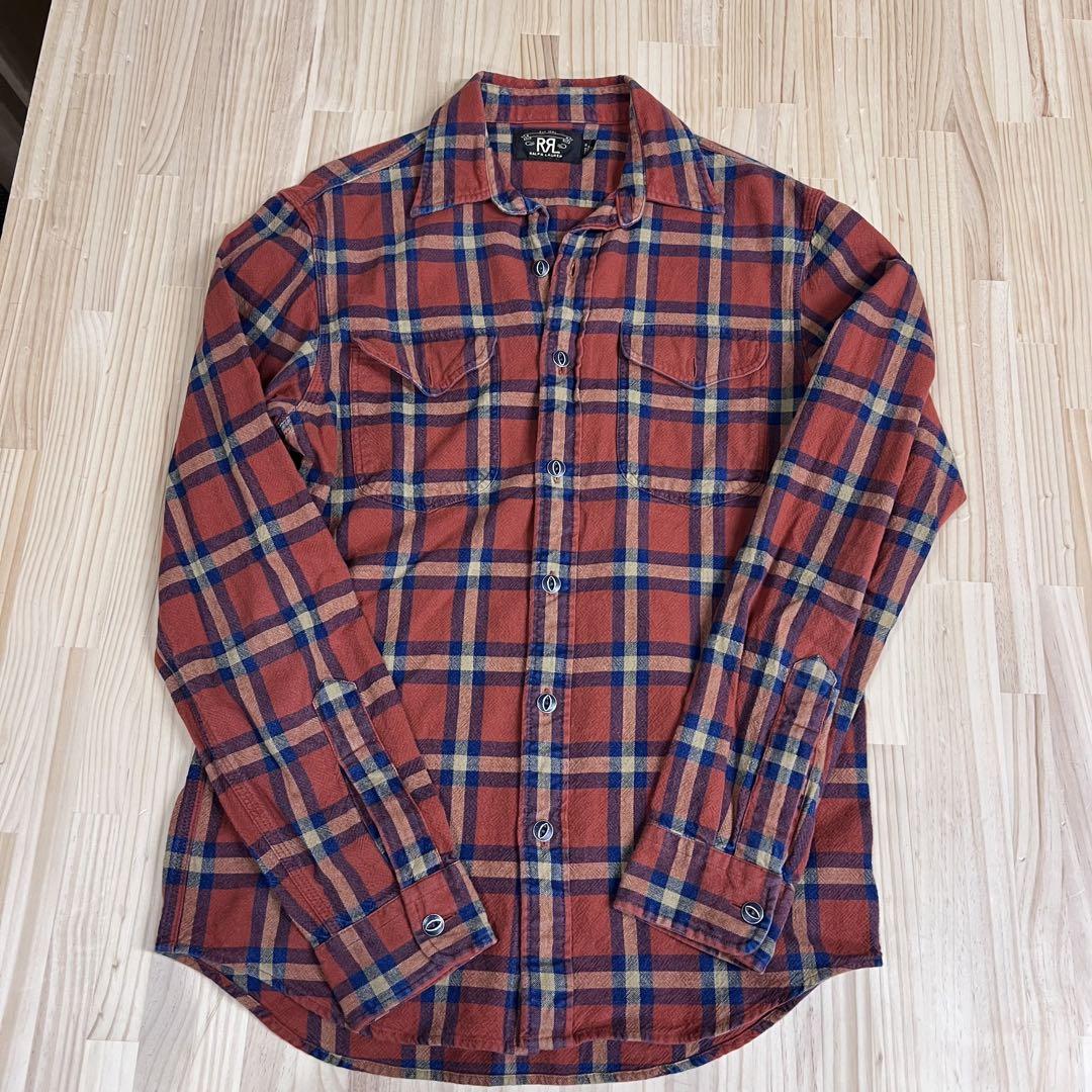 RRL ダブルアールエル ネルシャツ&リバーシブルワークベスト 画像7