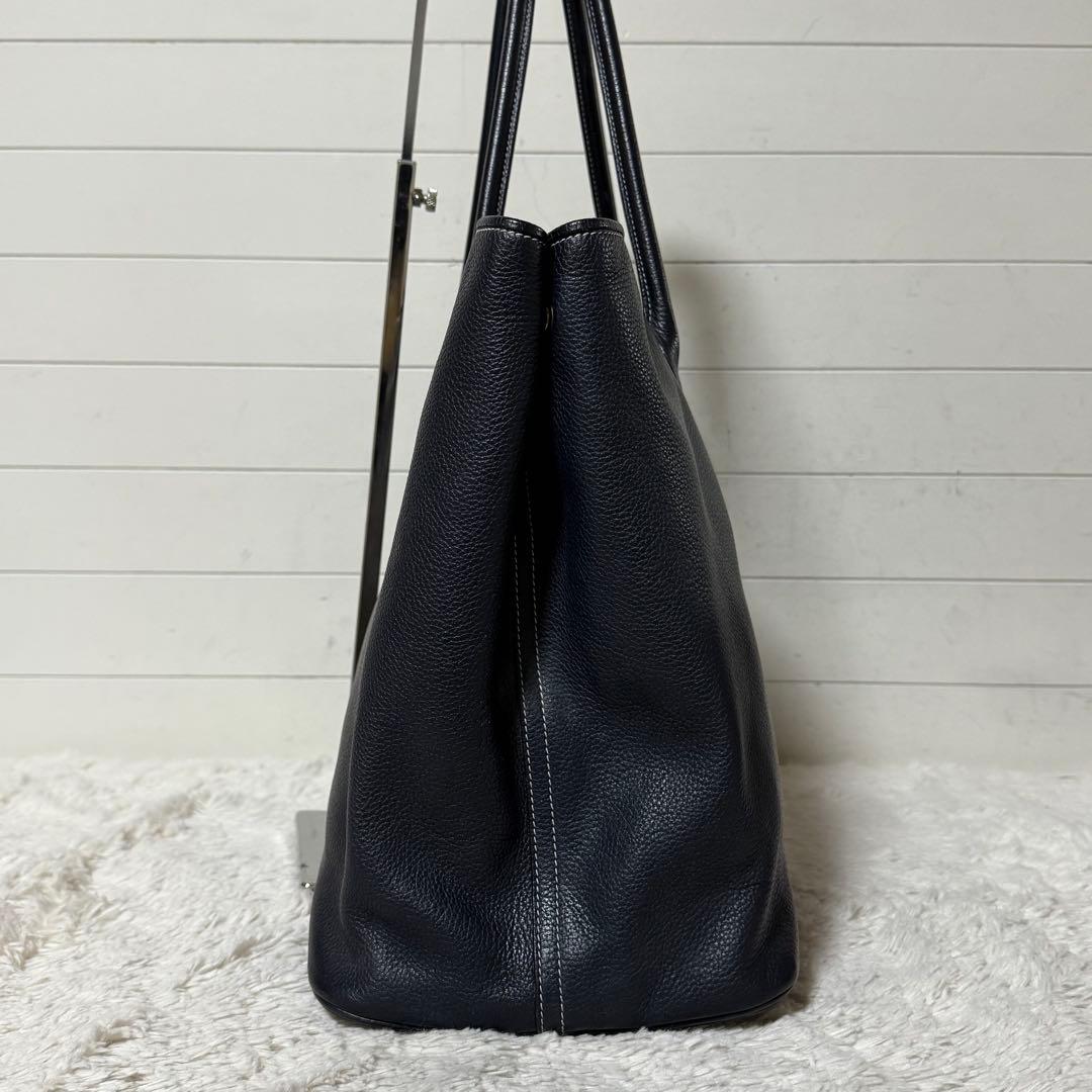 オールレザー ネイビー