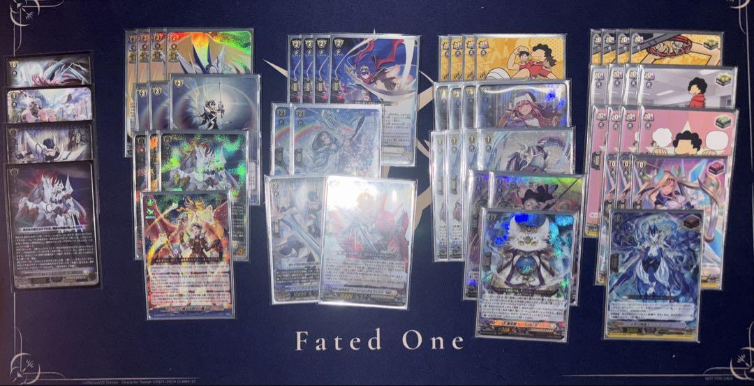ヴァンガード　騎士王アルフレッド　デッキ　スリーブ付き