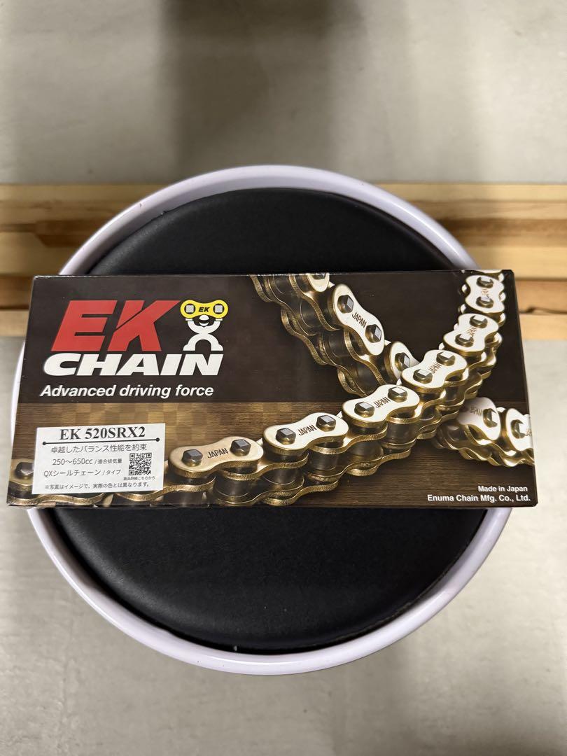 EK520SRX2 チェーン 106リンク ゴールド