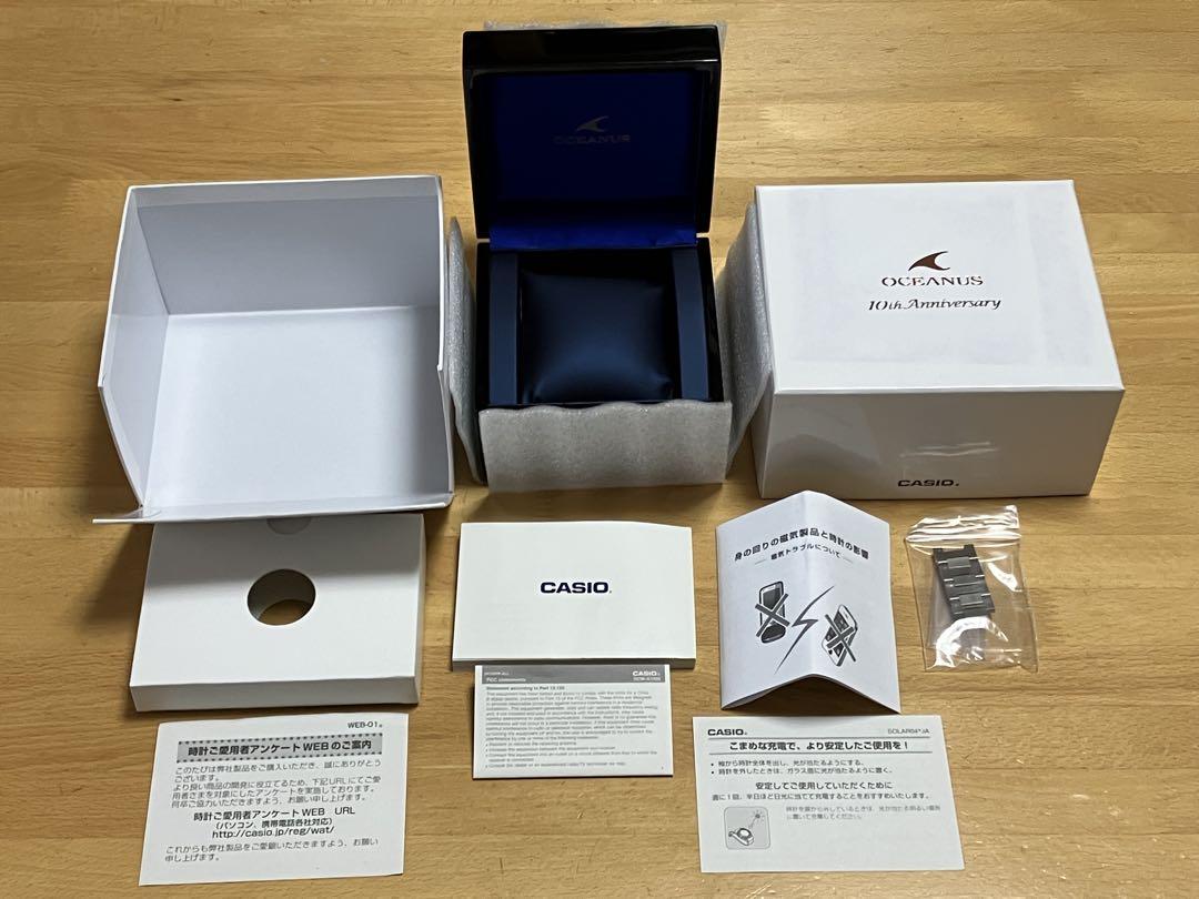 オシアナス　10周年記念モデル　OCW-G1000C-2AJR