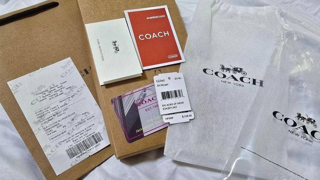 ☆新品未使用☆COACH 長財布 シグネチャー リボン 希少