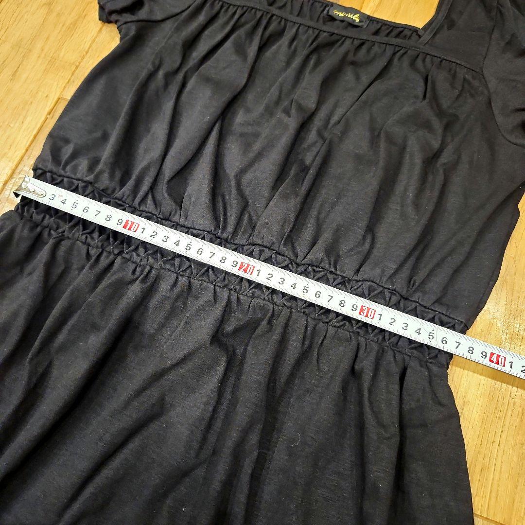 世界を買える 海外ブランド ミニワンピ 未使用✨ミミリー チュニック ブラック トップス トップス