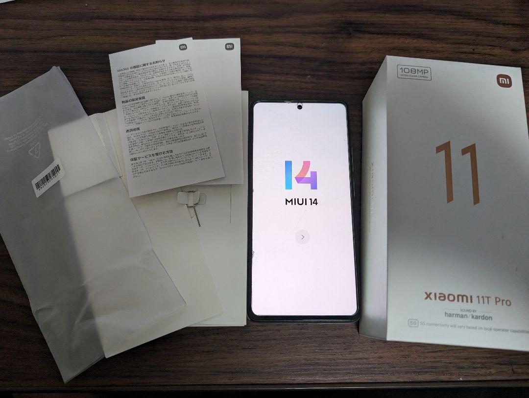 機種名Xiaomi11TPXiaomi 11T Pro セレスティアルブルー 128 GB SIMフリー