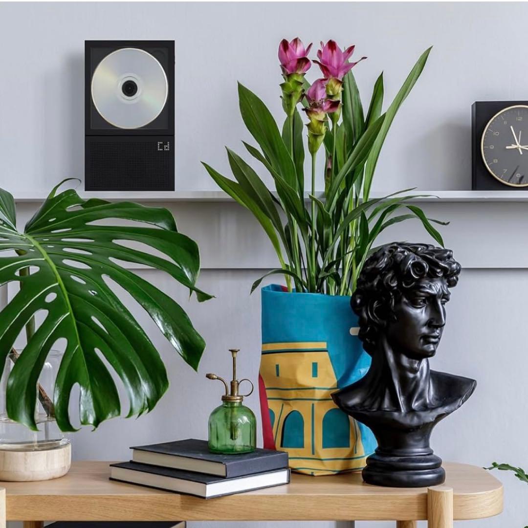 km5 Bluetooth CDプレーヤー ブラック CD ポータブルプレーヤー