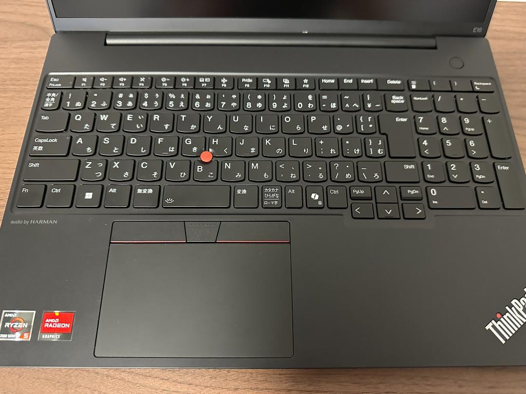 ThinkPad E16 Gen 2 AMD +　マウス　+　ACアダプター