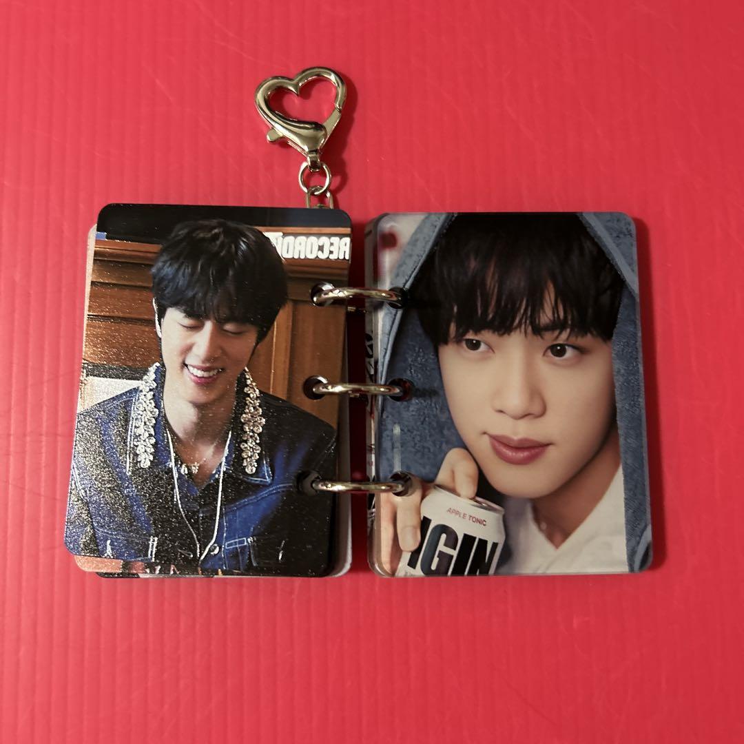 BTS JIN アクリルフォトアルバムキーホルダー - メルカリ