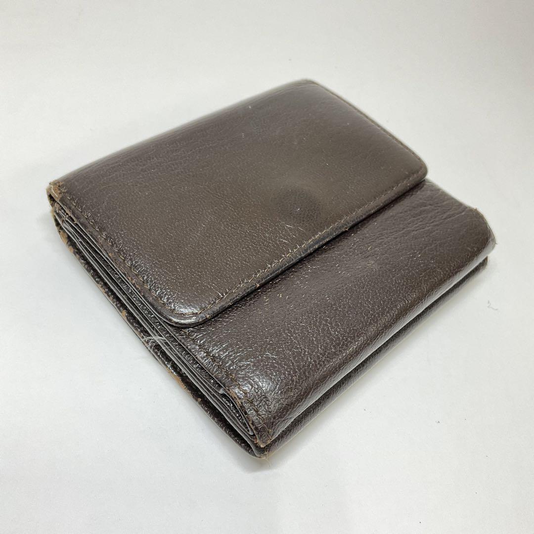 正規品　シャネル　レザー　折り財布　Wホック　ココマーク