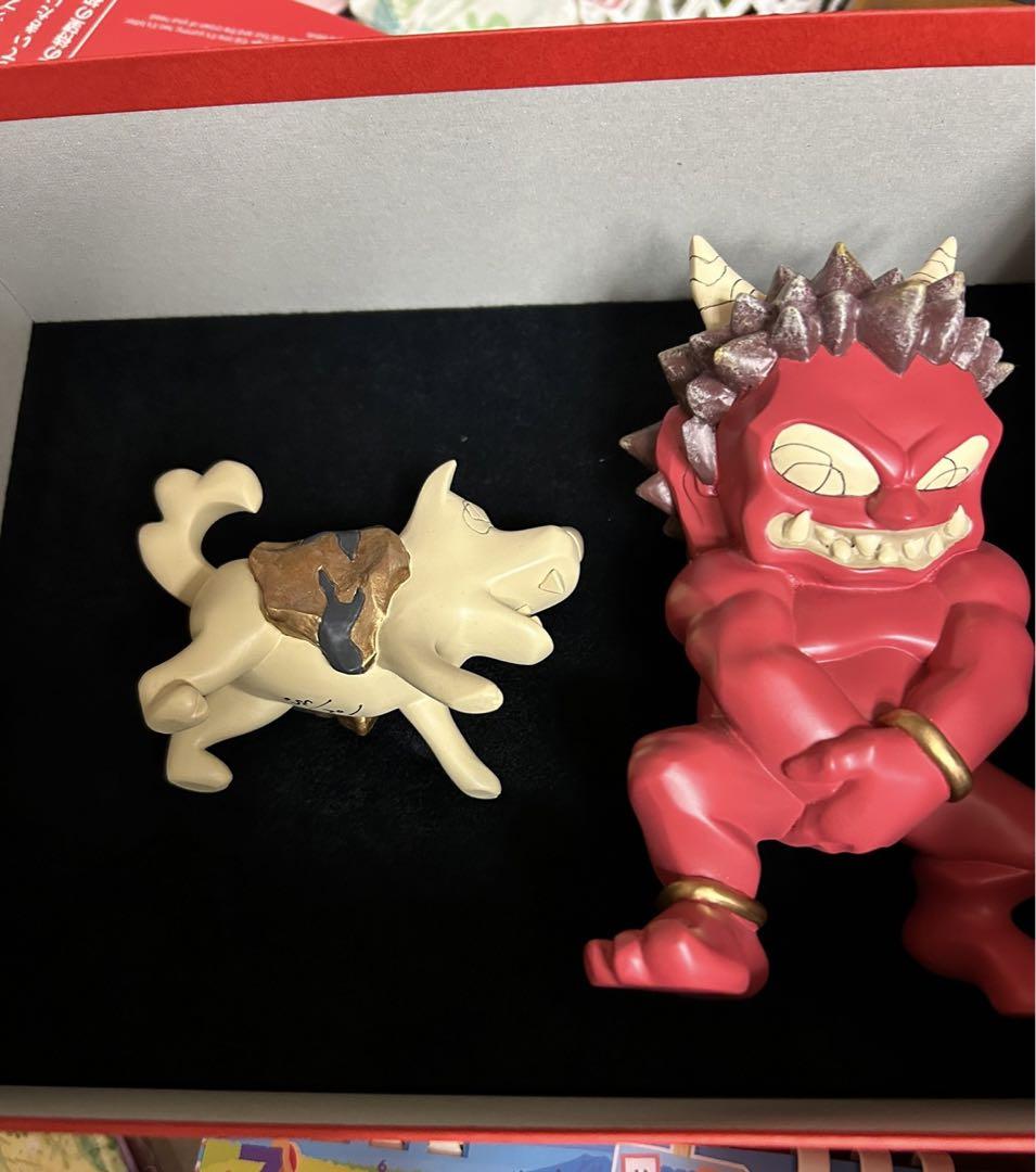 値下げ　瀧下　和之フィギュア赤鬼と犬 桃太郎図 : 瀧下和之作品集　2冊