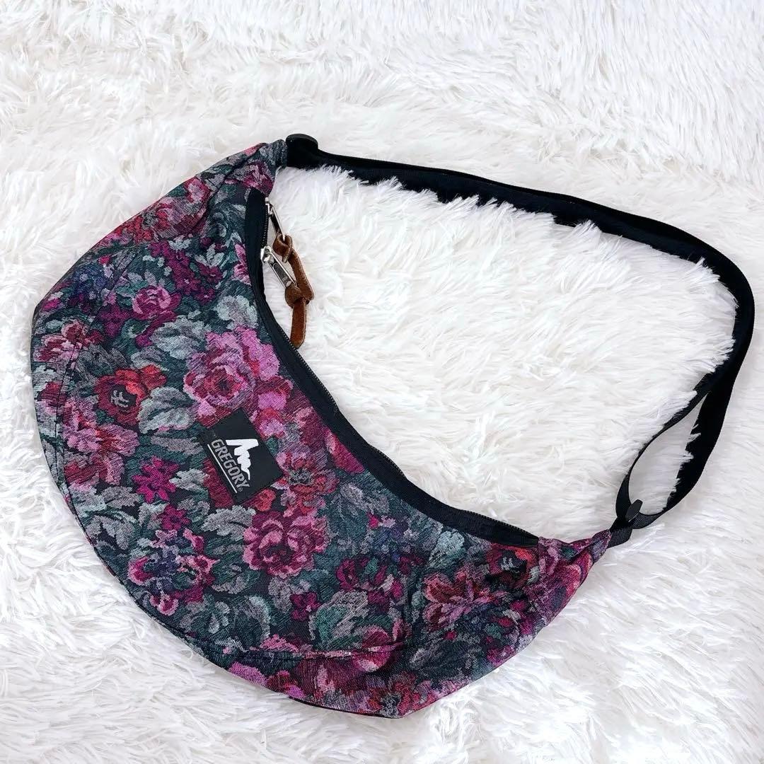 極美品 貴重 グレゴリー フローラルタペストリー 花柄 ラフィンバック USA製