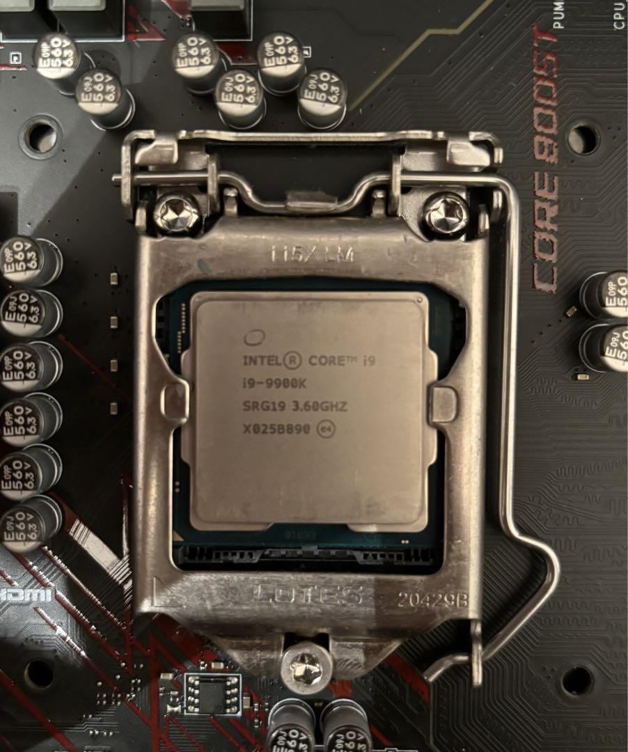 【自作pcパーツ】マザーボード、CPU、メモリセット
