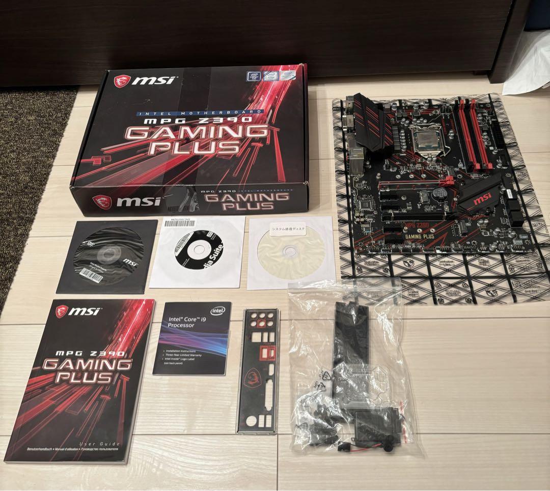 【自作pcパーツ】マザーボード、CPU、メモリセット