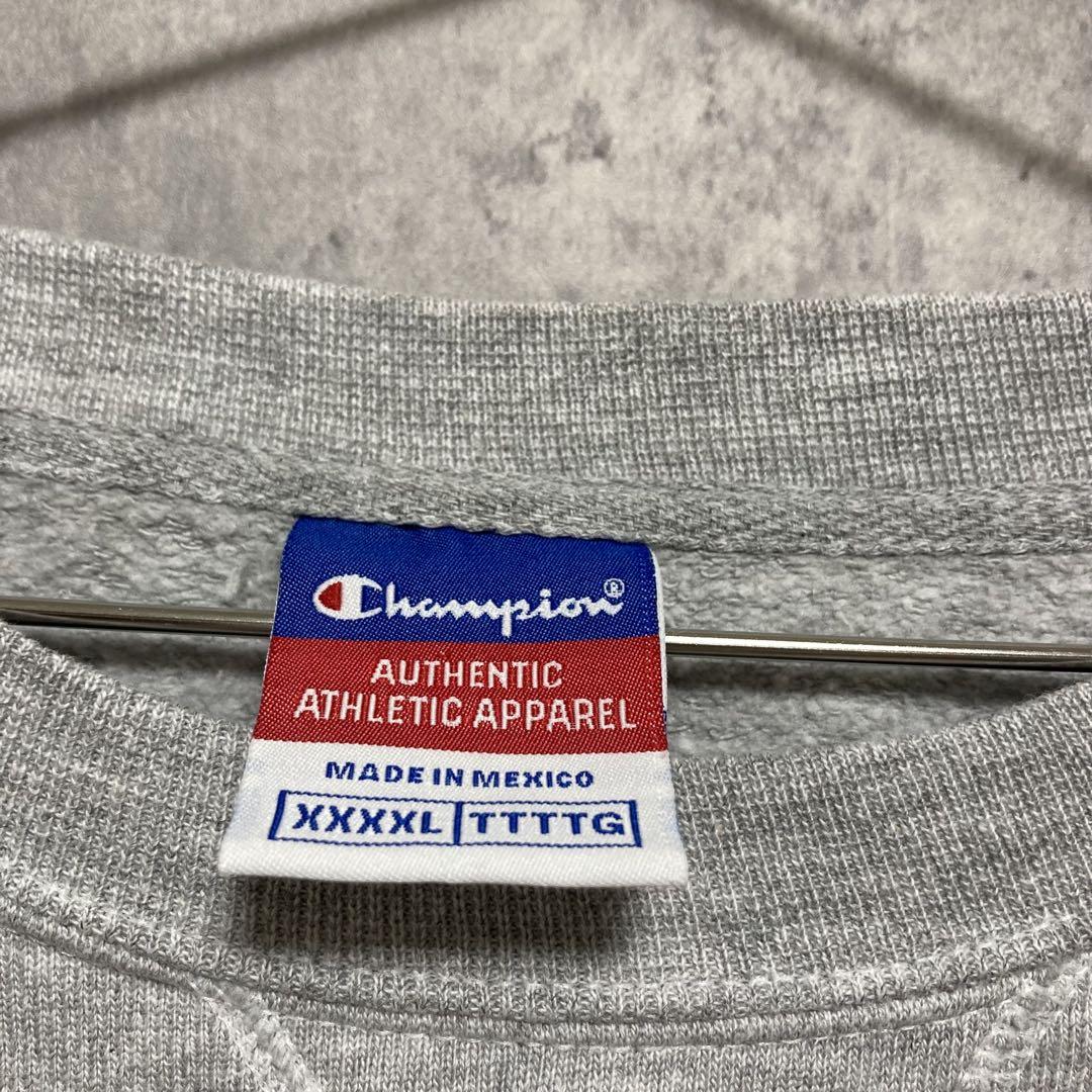 グランド牧場 セレクトセール Champion メキシコ製 スウェット ダメージ加工 フリンジ 4XL トップス