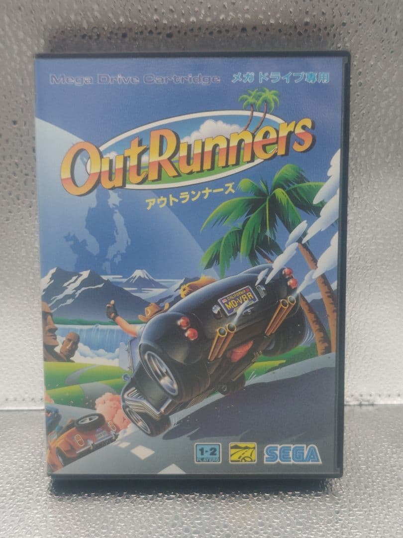アウトランナーズ□箱、説明書、ソフトのセット　メガドライブ