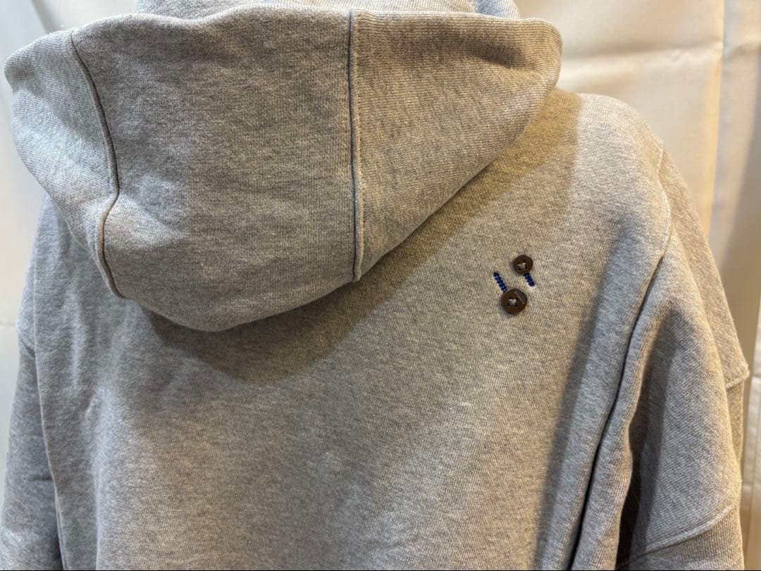 【超美品】ADER error　Product 37 ジャージーパーカー グレー