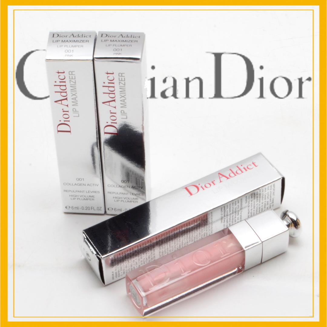 未使用★Dior　リップマキシマイザー　001　リップグロス　ピンク　3本セット