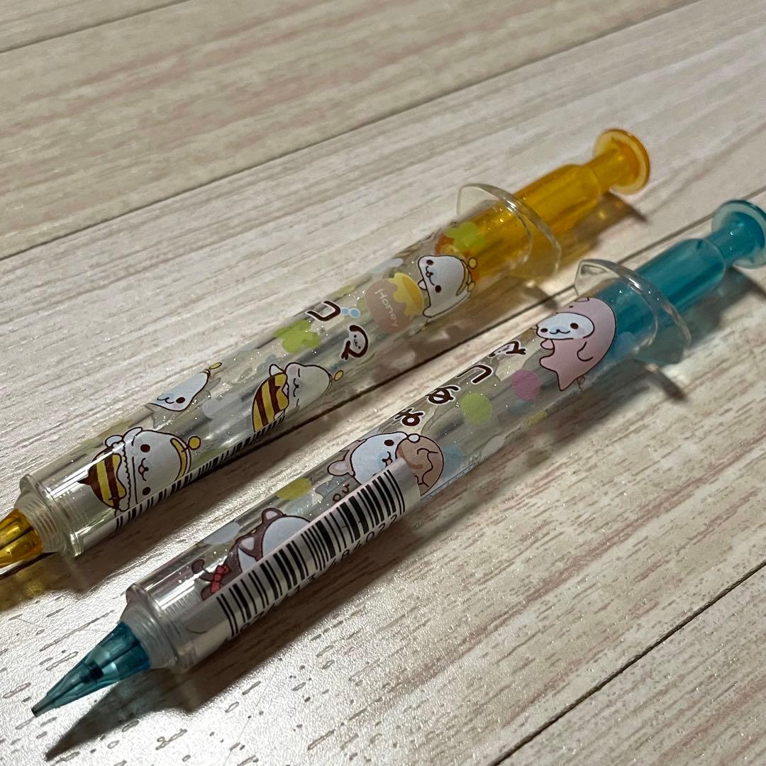 平成ファンシー サンエックス まめゴマ 注射器型シャーペン 2点セット 人気・おすすめ｜売れ筋商品・話題商品におすすめ コスパ重視 安心配送 スピーディーにお届け