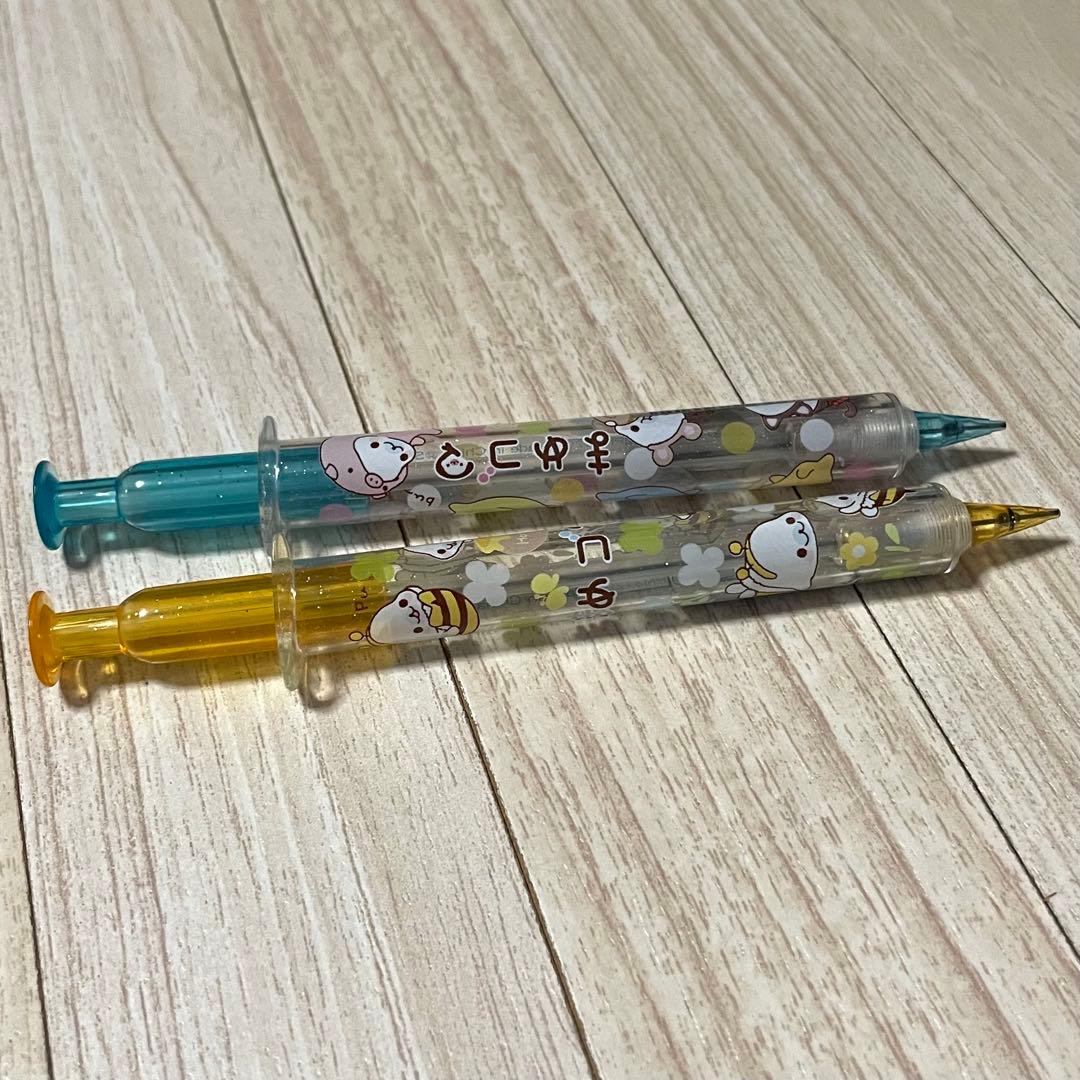 平成ファンシー サンエックス まめゴマ 注射器型シャーペン 2点セット 人気・おすすめ｜売れ筋商品・話題商品におすすめ コスパ重視 安心配送 スピーディーにお届け