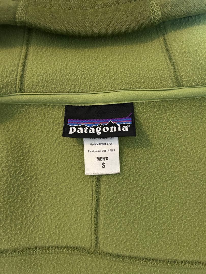 00s Patagonia ダブルトップ フリース パーカー 抹茶 2005年製 00s Patagonia ダブルトップ フリース パーカー 抹茶 2005年製