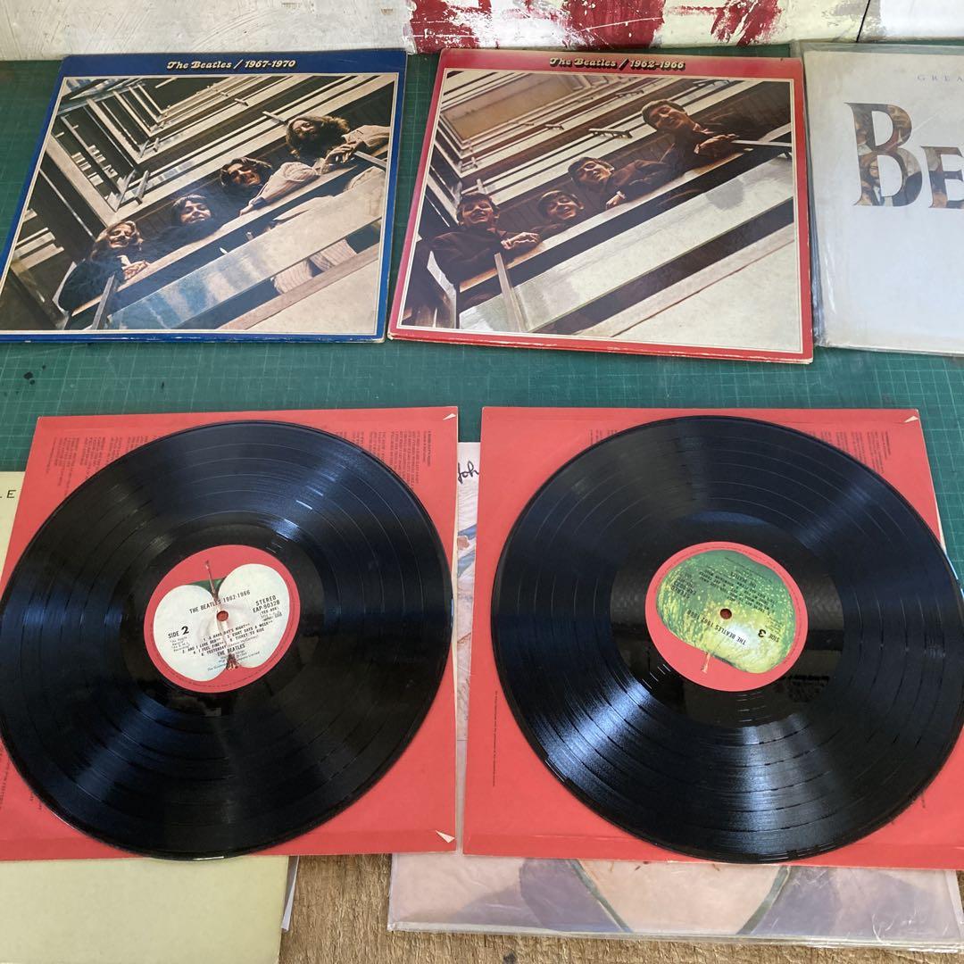LP ビートルズ A1ポスターとレコード まとめ売り 収集品 コレクション