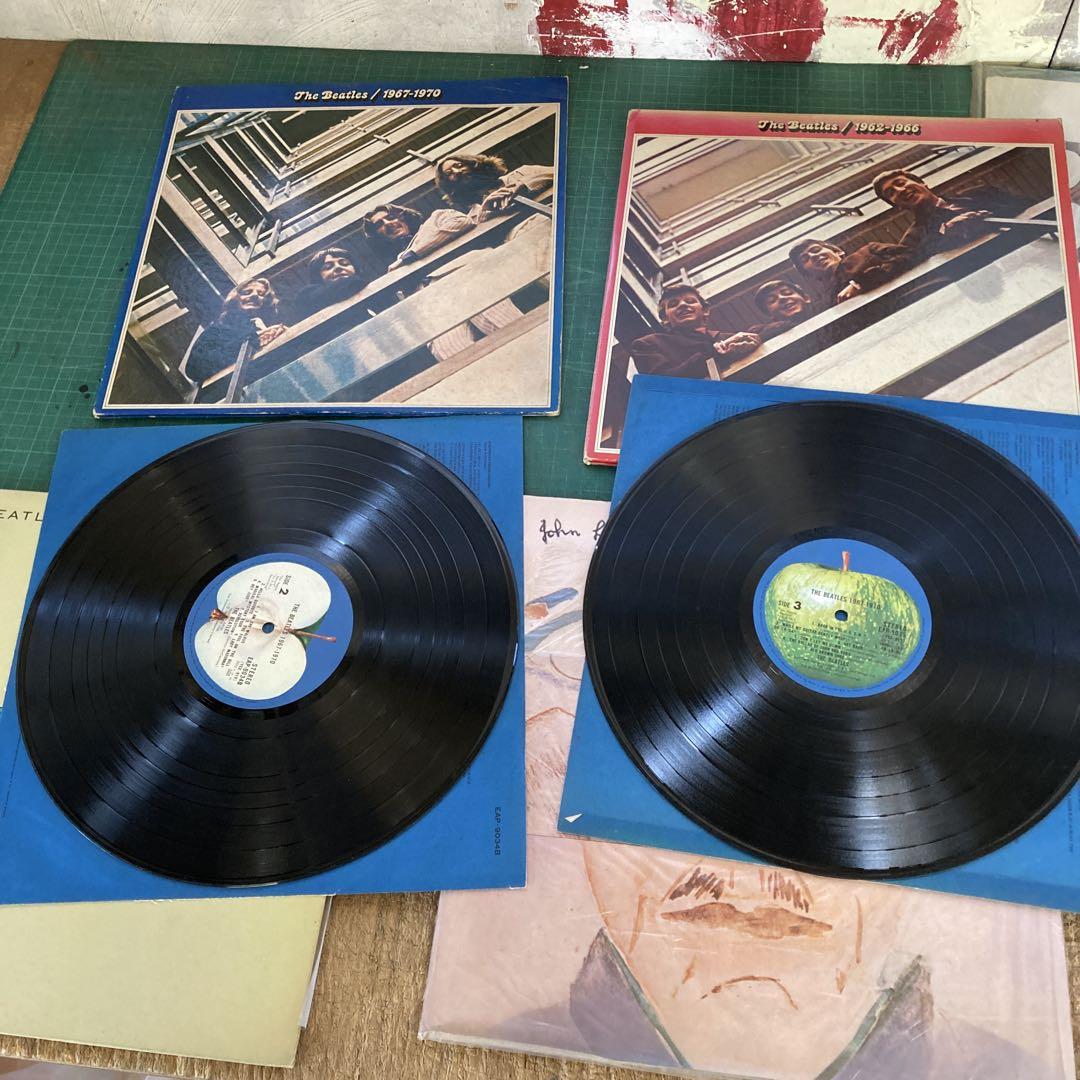 LP ビートルズ A1ポスターとレコード まとめ売り 収集品 コレクション