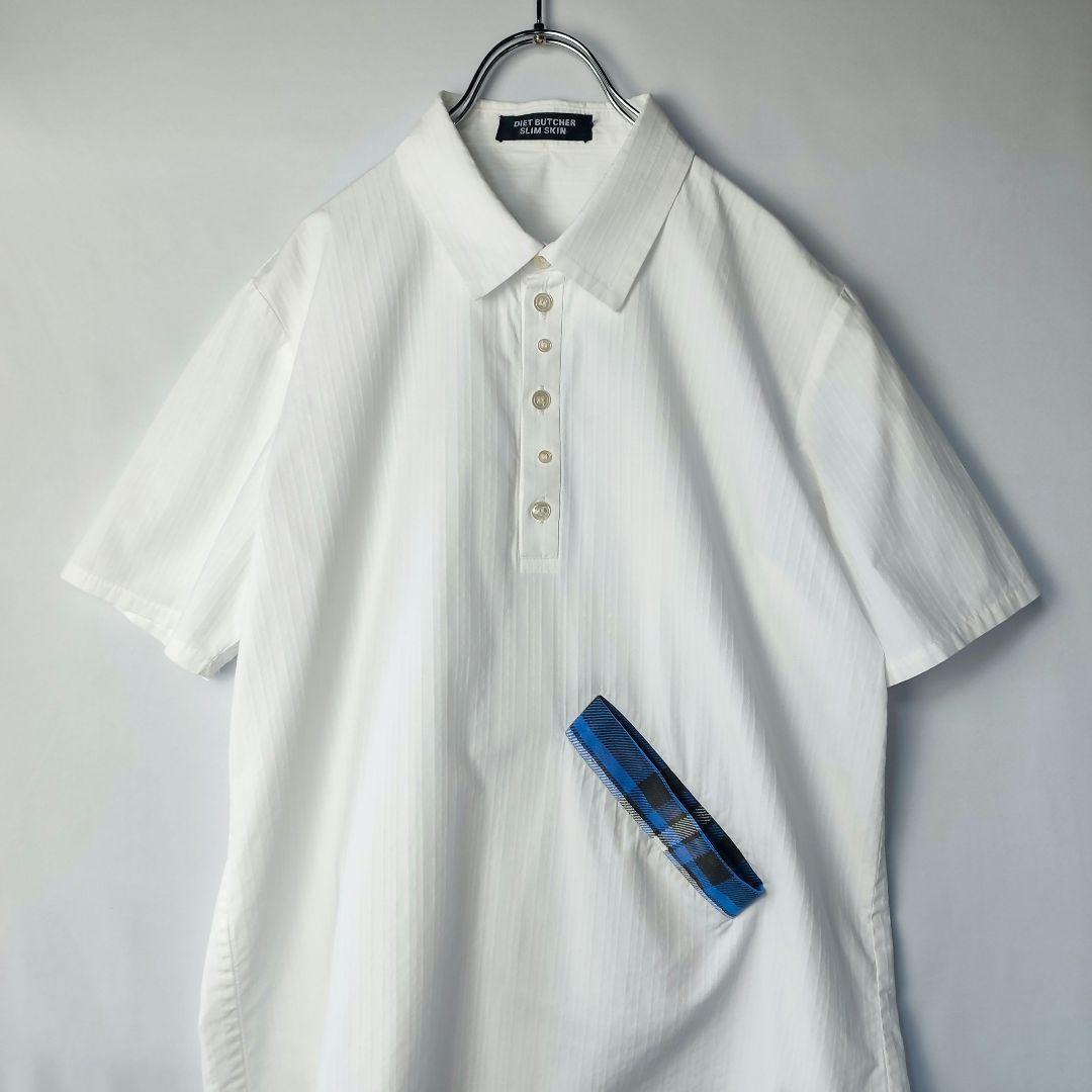 【DIET BUTCHBR SLIM SKIN半袖シャツM】古着ヴィンテージレア